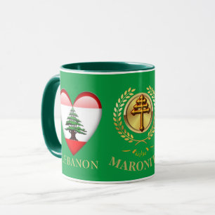 Caneca Igreja Maronita Libanesa Gift Mug