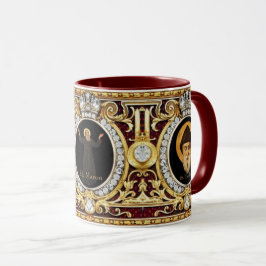 Caneca Igreja Maronita Santos Charbel, Maron, Rafqa- Pres