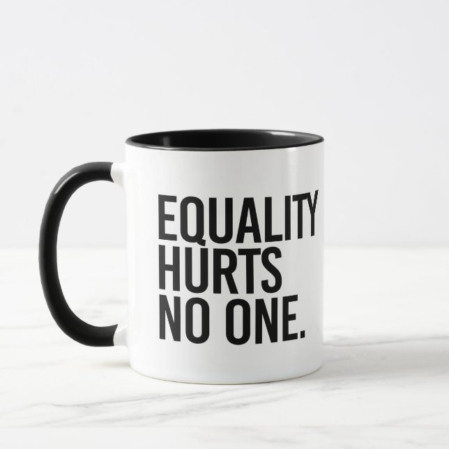 Caneca Igualdade não prejudica ninguém (Esquerda)
