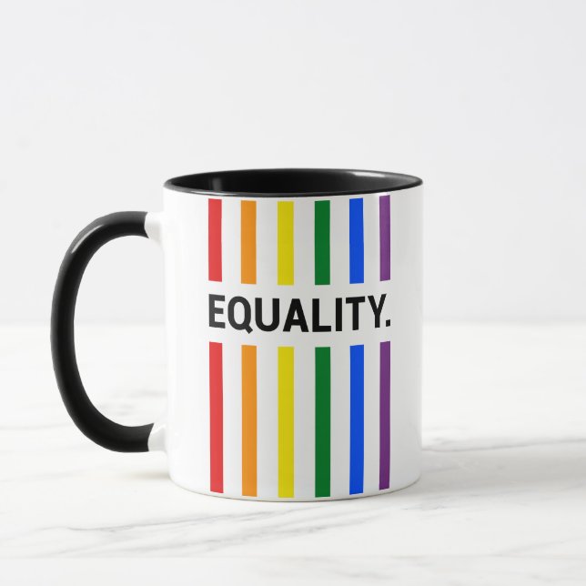 Caneca Igualdade Orgulho Arco-Íris (Esquerda)