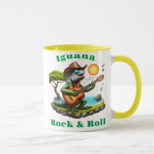 Caneca Iguana Serenading Swamp Dweller Rock