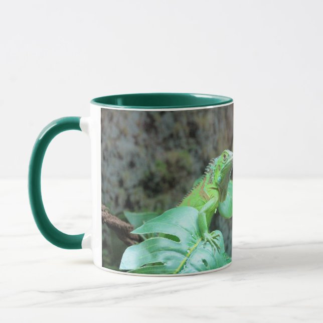Caneca iguana verde (Esquerda)