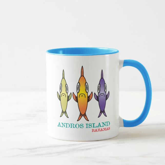 Caneca Ilha de Andros 3-Peixes (Direita)
