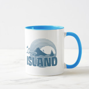 Caneca Ilha de Dookie - azul