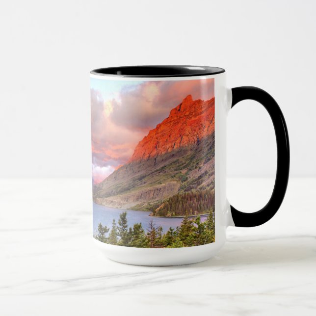 Caneca Ilha de Ganso Selvagem no nascer do Sol (Direita)