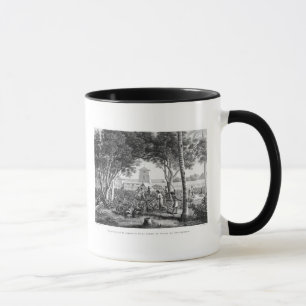 Caneca Ilha de Guam: Nativos no trabalho no jardim de t