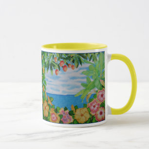 Caneca Ilha do hibiscus