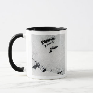 Caneca Ilhas Balleny, perto da Antártica