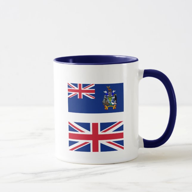 Caneca Ilhas de Falkalnd - ilha sul de Geórgia (Direita)