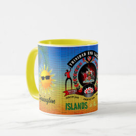 Caneca Ilhas de Sun Trinbago Souvenir