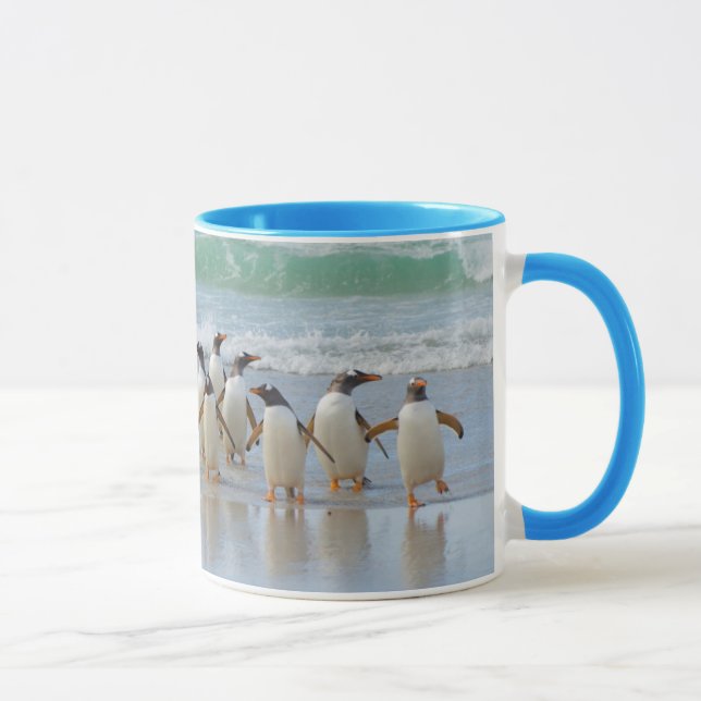 Caneca Ilhas Falkland. Ilha Saunders. Gentoo (Direita)