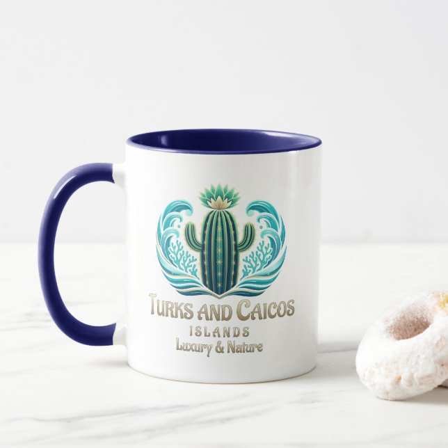 Caneca Ilhas Turcas e Caicos (Com Donut)