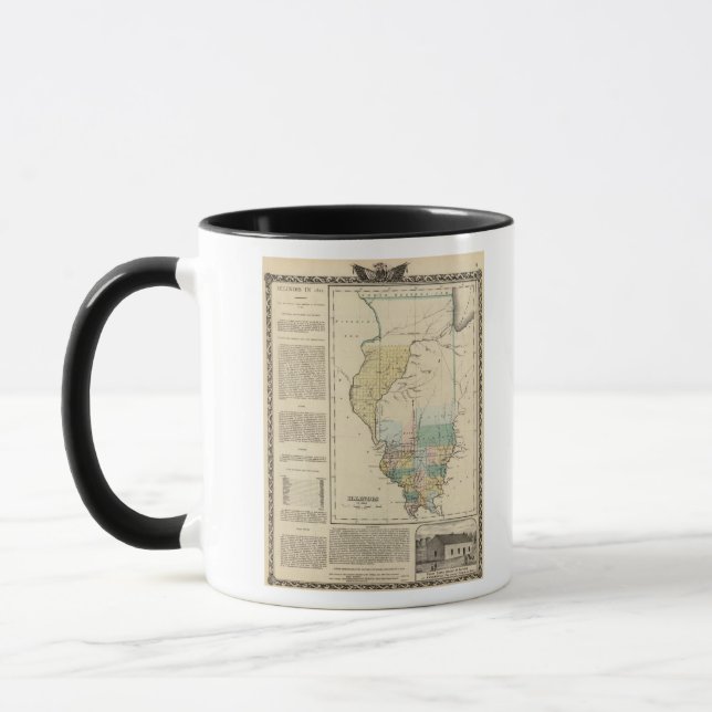 Caneca Illinois em 1822 (Esquerda)