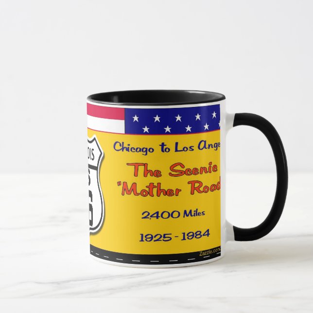 Caneca Illinois - rota 66 (Direita)