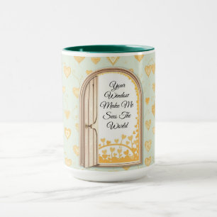 Caneca Ilusão da Porta do Coração Caprichosa