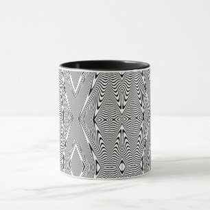 Caneca Ilusão óptica 11 Design abstrato