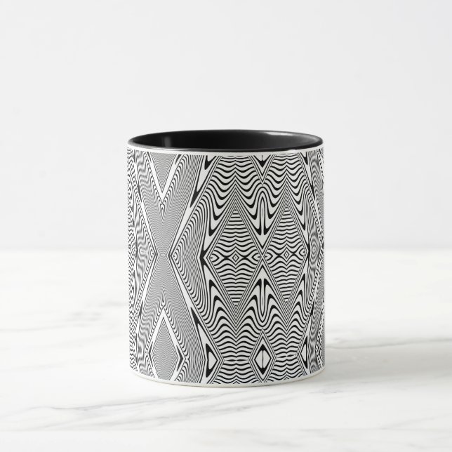Caneca Ilusão Óptica 11 Design Abstrato (Centro)