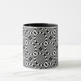 Caneca Ilusão Óptica 11 Design Abstrato