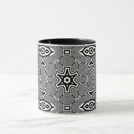 Caneca Ilusão Óptica 12 Design Abstrato