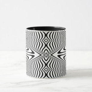 Caneca Ilusão óptica 13 Design abstrato