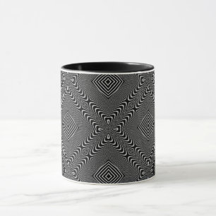 Caneca Ilusão óptica 17 Design abstrato