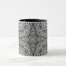 Caneca Ilusão Óptica 4 Design Abstrato