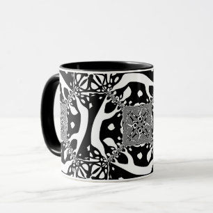 Caneca Ilusão óptica 6 Design abstrato