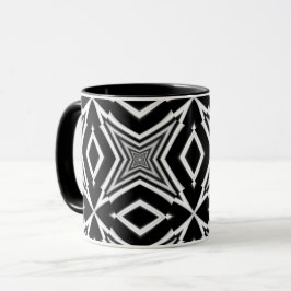 Caneca Ilusão Óptica 9 Design Abstrato