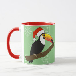 Caneca ilusima Toucan Flocos de Natal