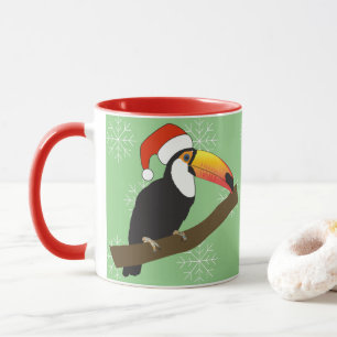 Caneca ilusima Toucan Flocos de Natal