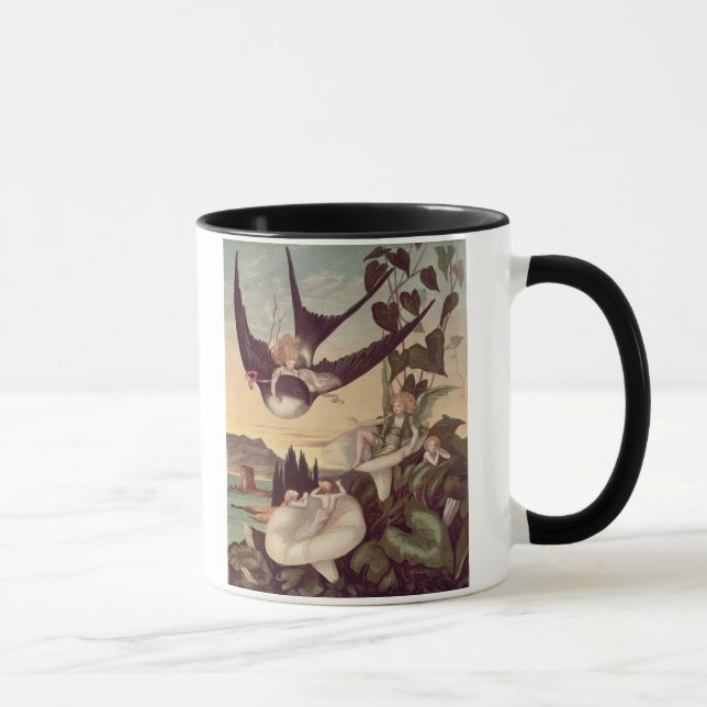Caneca Ilustração a "Thumbkinetta", pelo cristão de Hans (Direita)