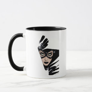 Caneca Ilustração da Capa da Catwoman: As Garras Estão à