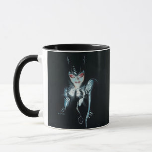 Caneca Ilustração da Capa de Batman Catwoman Faces of Evi