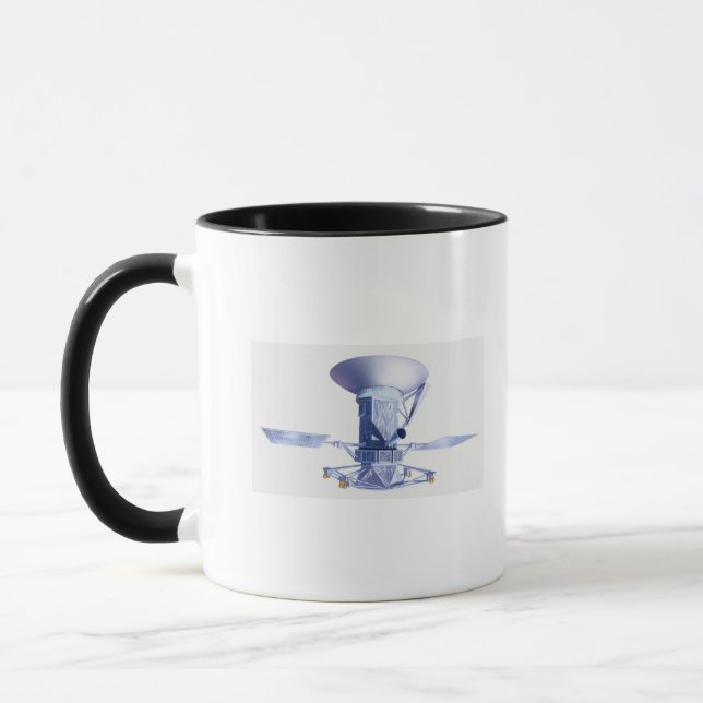 Caneca Ilustração da nave espacial de Magellan (Esquerda)