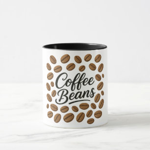 Caneca Ilustração da Tipografia do Café Beans