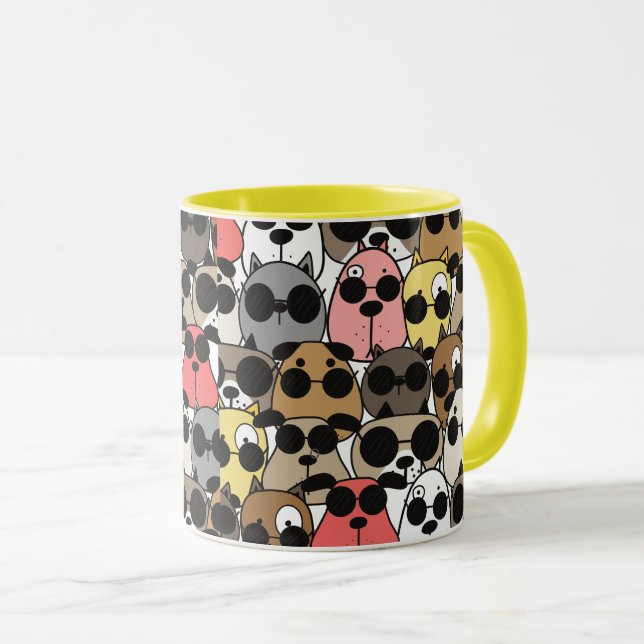 Caneca Ilustração de Animal (Frente Esquerda)