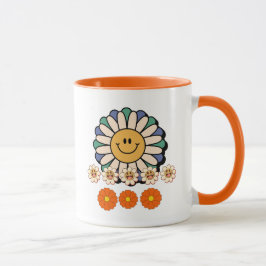 Caneca Ilustração de Flores