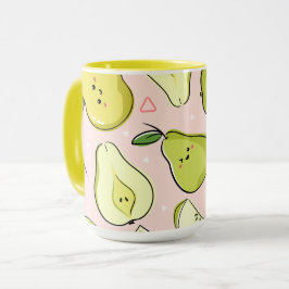 Caneca Ilustração de Frutas Arte