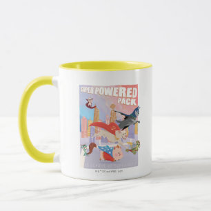 Caneca Ilustração de Metrópolis de Super Powered Pack