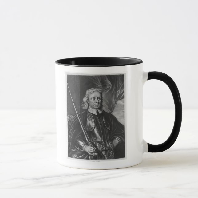 Caneca Ilustração de Oliver Cromwell (Direita)