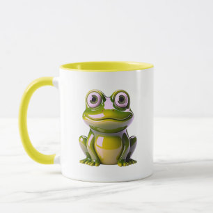 Caneca Ilustração de Rã Fofa