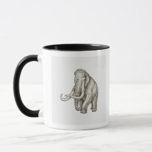 Caneca Ilustração de um mammoth