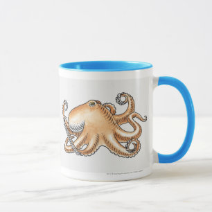 Caneca Ilustração de um polvo