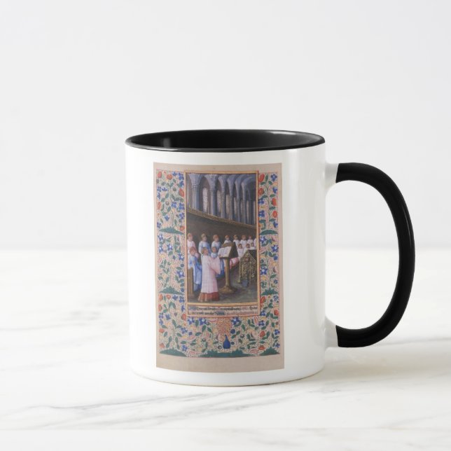 Caneca Ilustração de um serviço fúnebre (Direita)