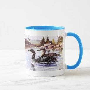 Caneca Ilustração de uma cena natural