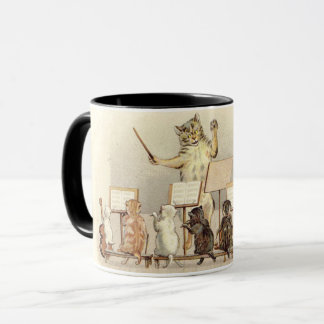 Caneca Ilustração de Vintagem de Menageria Médica