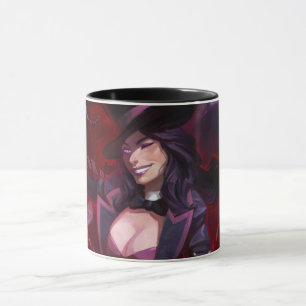 Caneca Ilustração de Zatanna em Crise Infinita