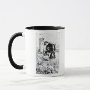 Caneca Ilustração 'dos viagens de Gulliver