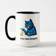 Ilustração Engraçada de Depuração de Pato de Borra