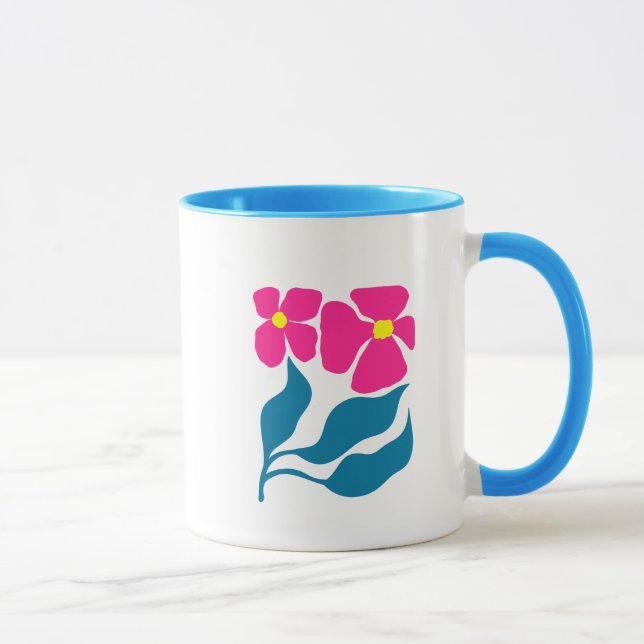 Caneca Ilustração Floral (Direita)